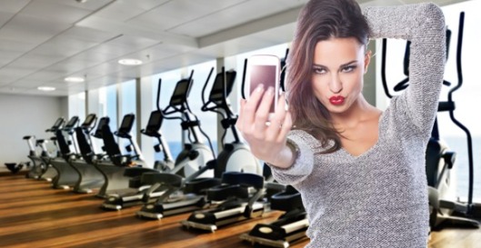 gym selfie